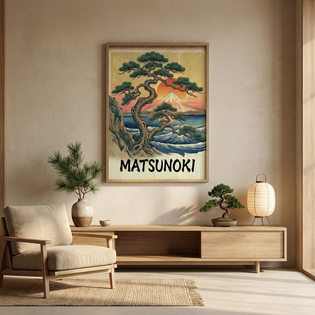 A1/ 防水ポスター/ アートポスター/浮世絵　和モダン/日本製高品質