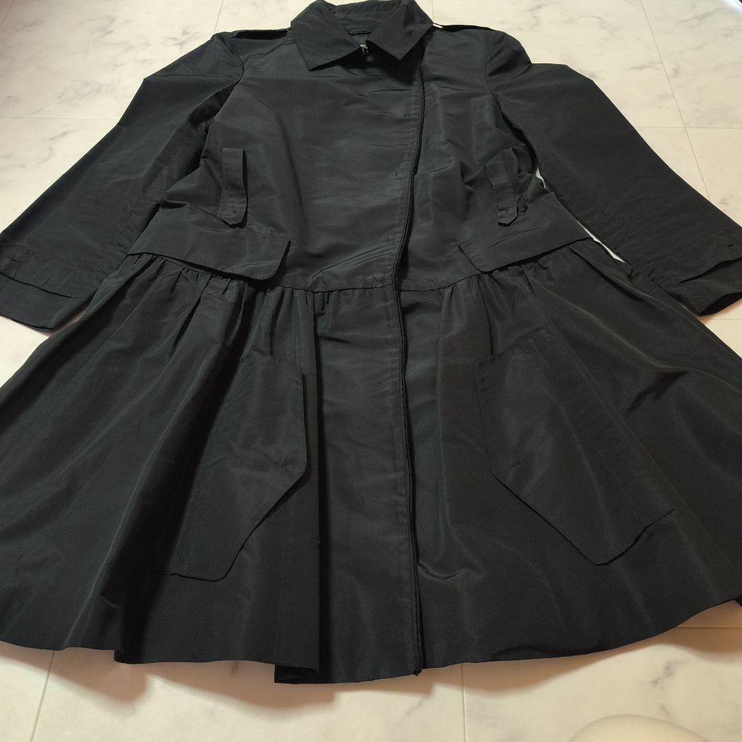 miu miu ブラック トレンチコート　38