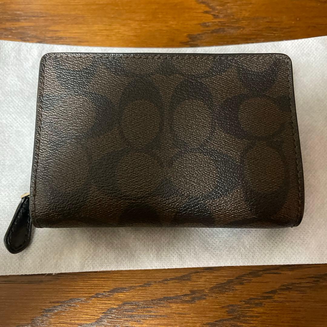 【美品】COACH 二つ折り財布