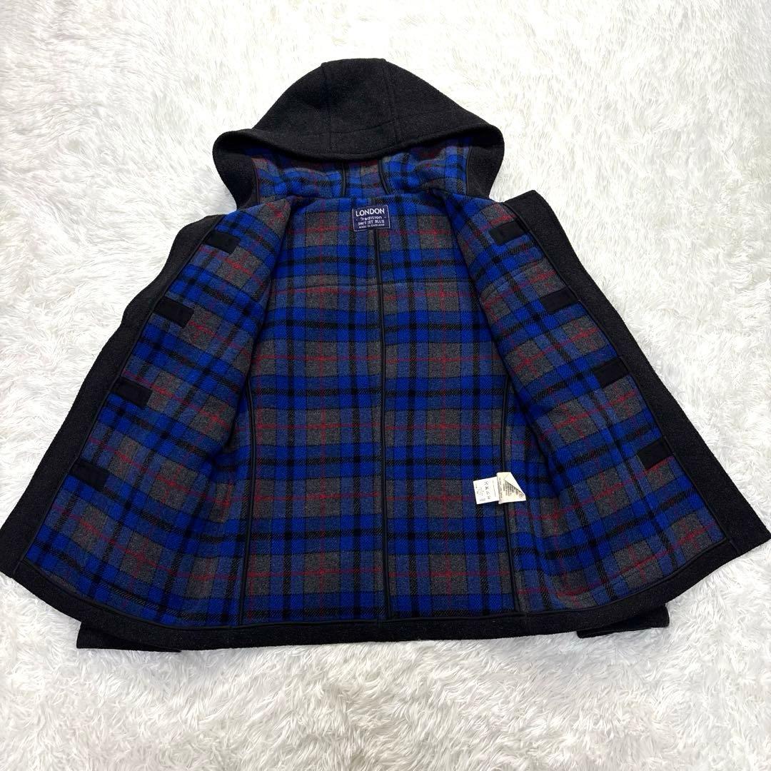 美品✨ロンドントラディション x SHIPS ダッフルコート 英国 ダークグレー