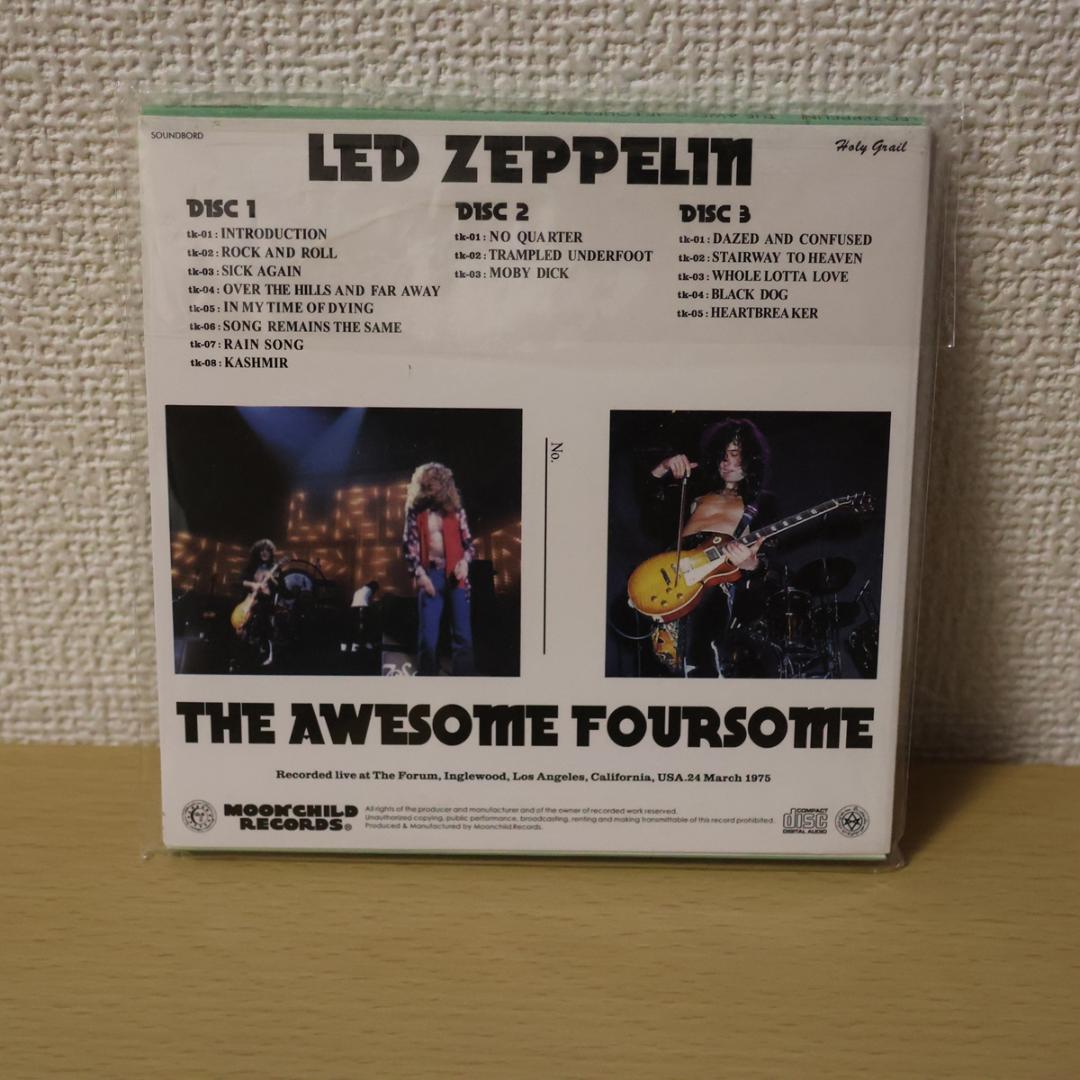 洋楽 LED ZEPPELIN THE AWESOME FOURSOME 3CD