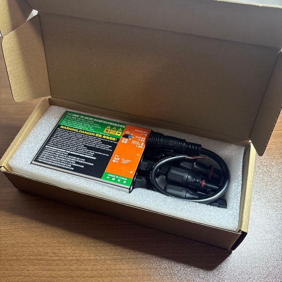 ソーラーグリッド タイ マイクロ インバーター GMI180L 120VAC