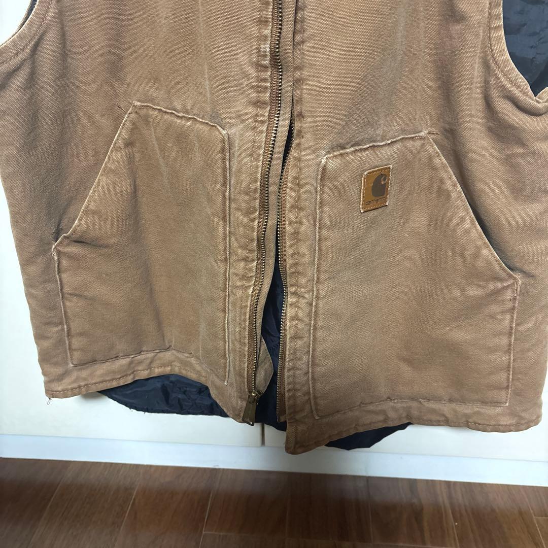 Carhartt ノースリーブベスト Mサイズ ブラウン