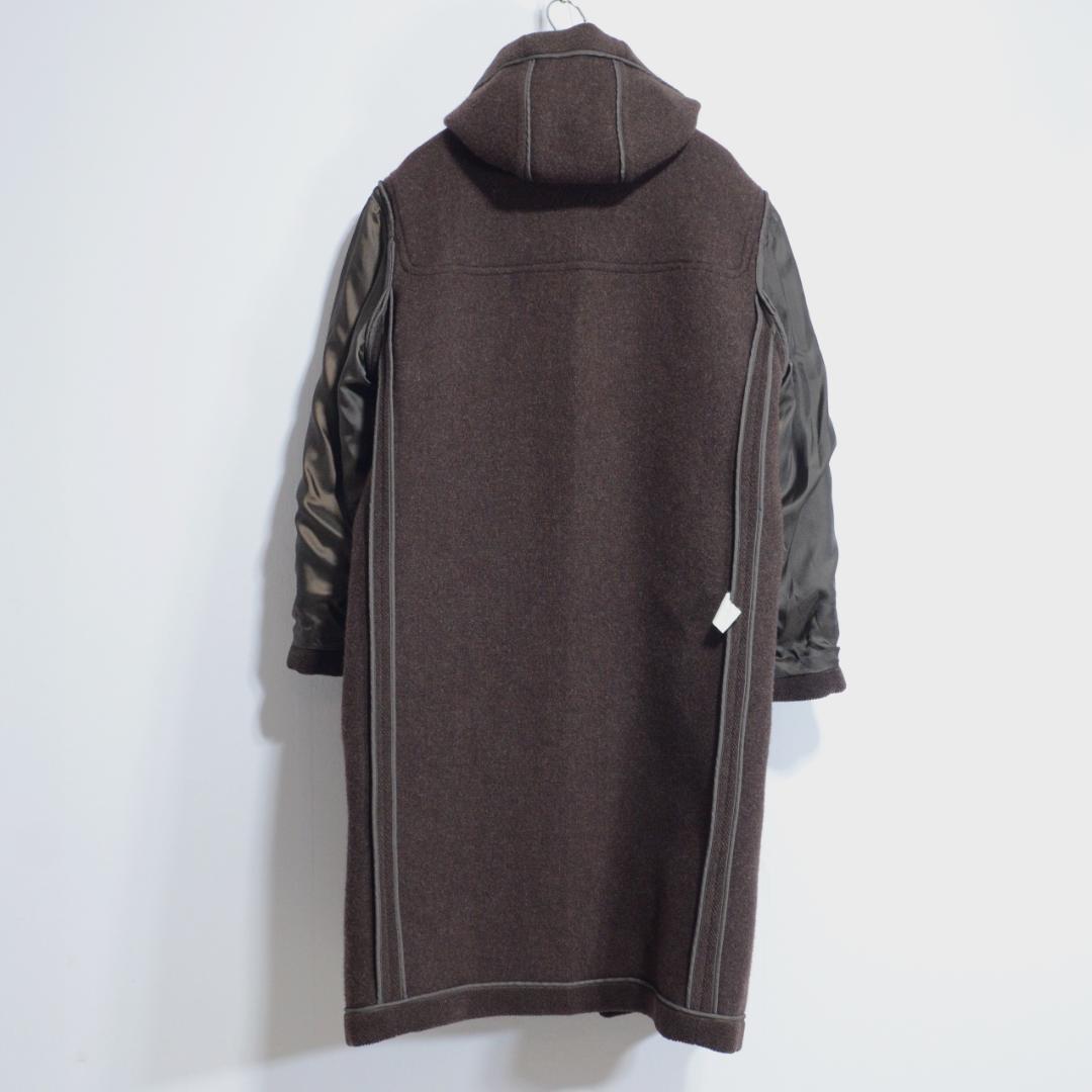 超貴重極上品　ムーアブルック製 カットパイル ダッフルコート Hブラウン M
