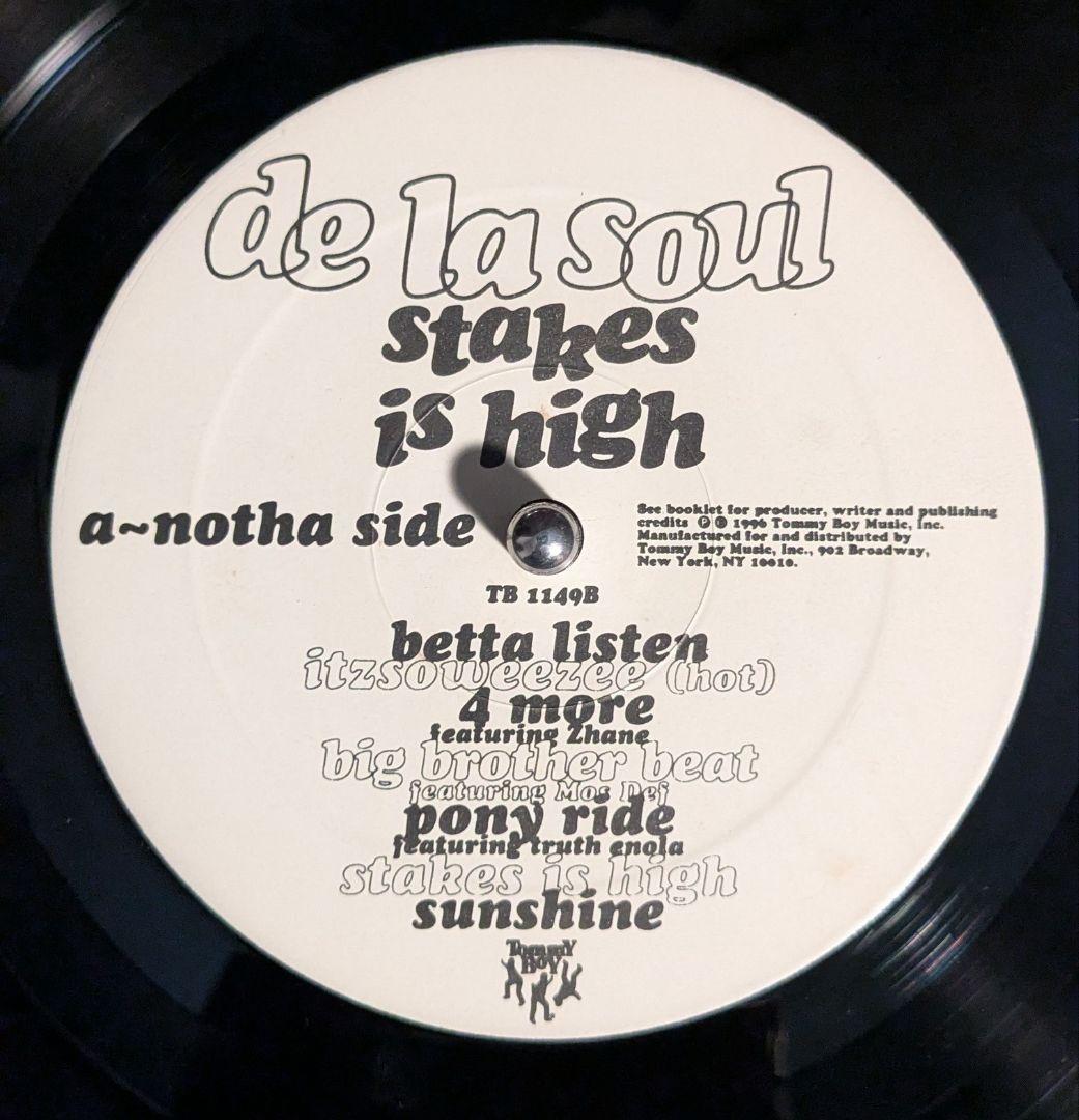 de la soul stakes is high レコード