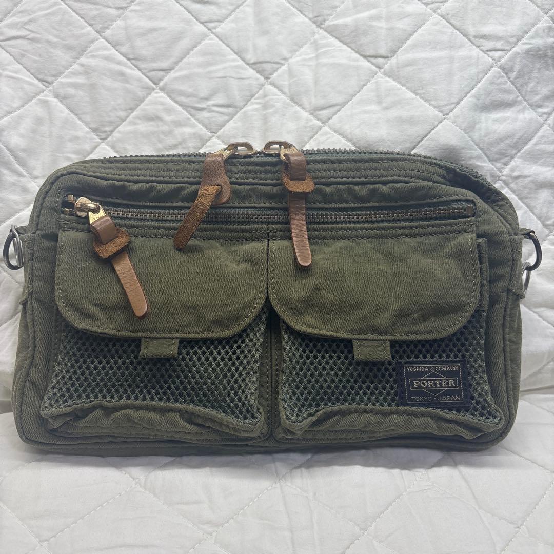 PORTER ショルダーバッグ オリーブグリーン