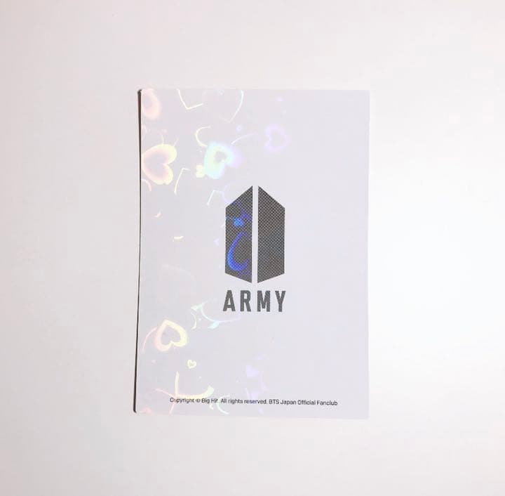 BTS トレカ FC継続特典 ジン