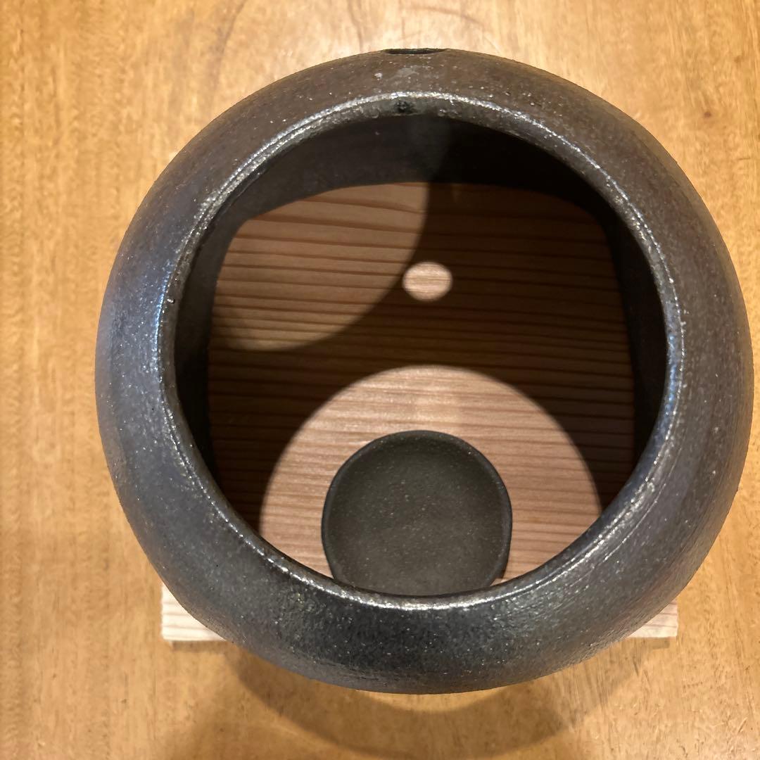 閑心窯 大杉康伸　かまどはん 白×黒