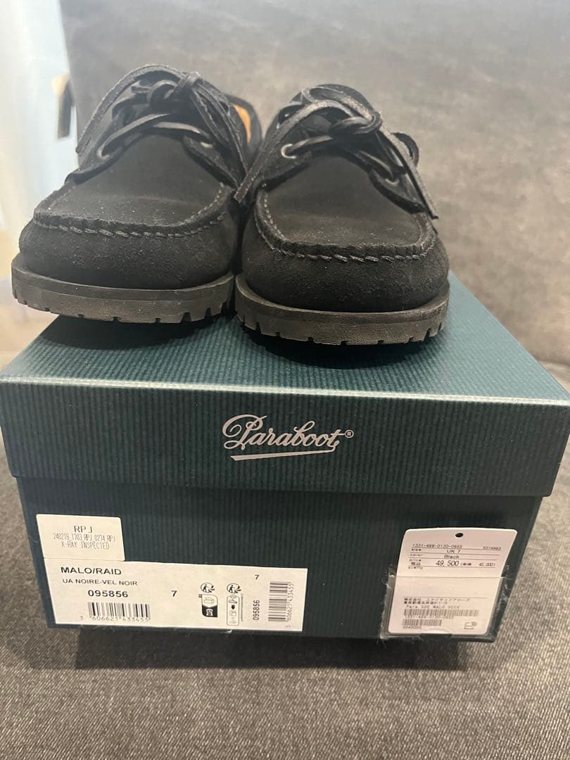 【限定値下げ】＜Paraboot＞ MALO/スエード デッキシューズ