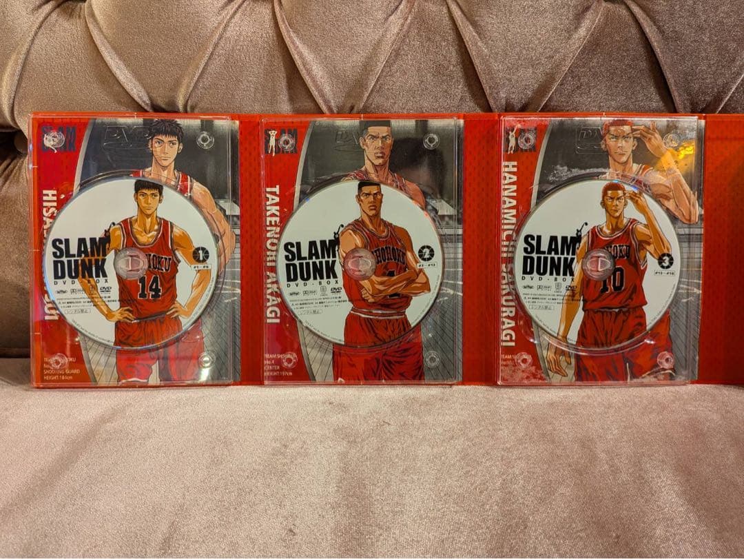 【希少・全巻セット】SLAM DUNK DVD-BOX ユニフォームなし 流川楓