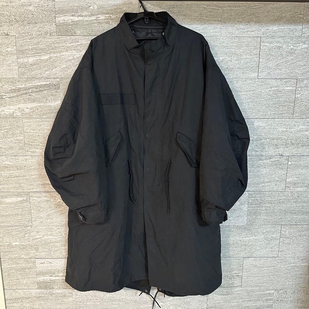 定価16492円　ビッグシルエット M-65 ライナー付　モッズコートブラックS