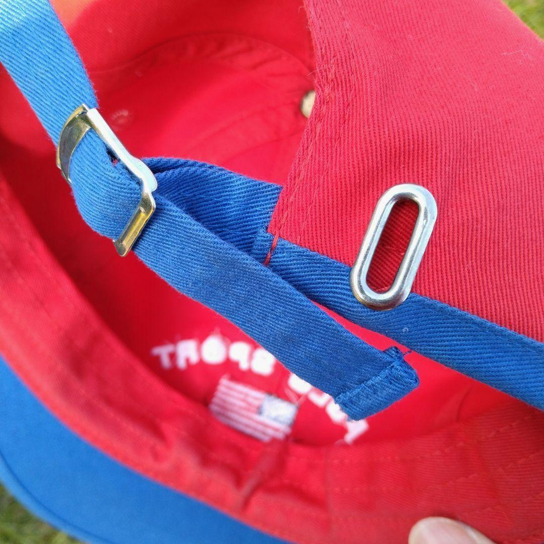 パ*ダ様 90s Polo Sport Cap　ポロスポーツ ロゴ刺繍キャップ