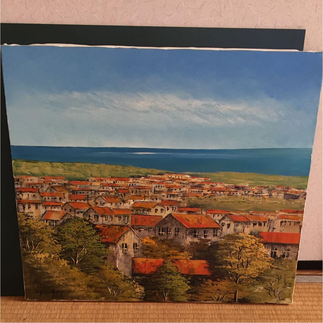 吉岡貞夫  南フランス風景画