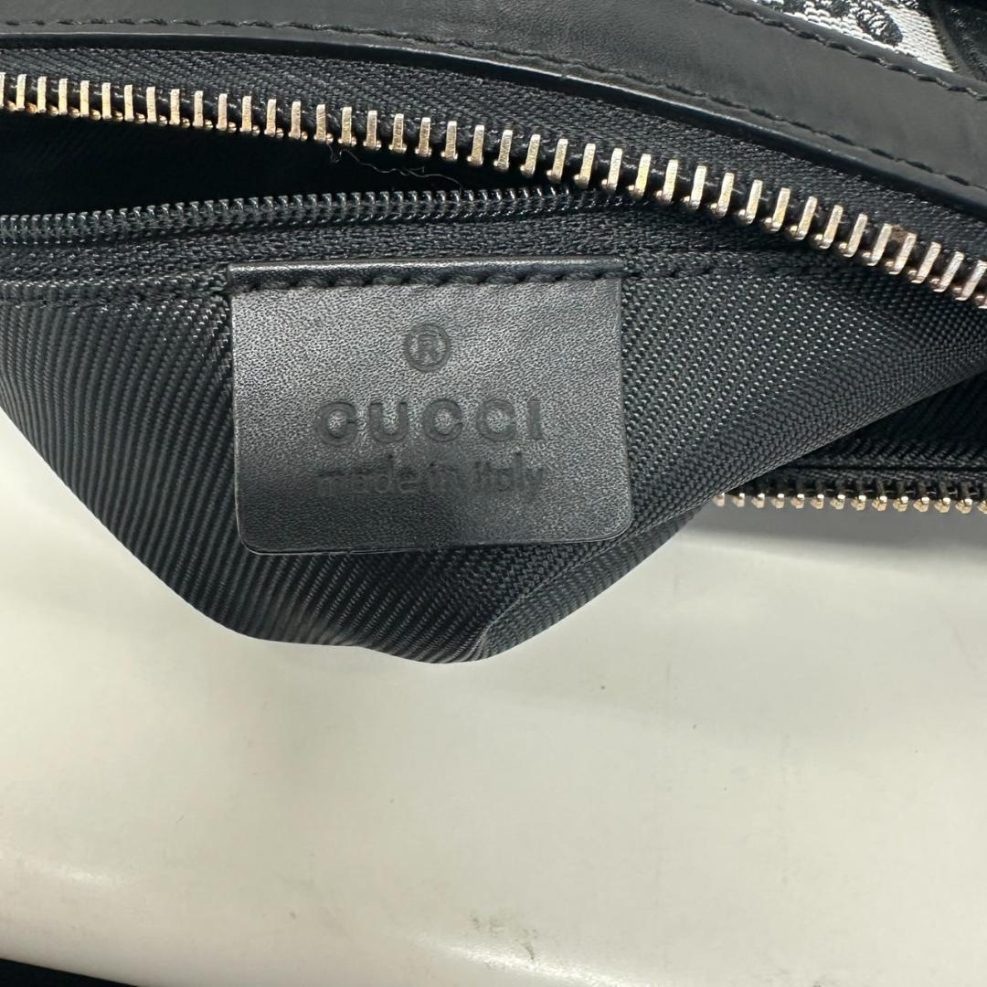 767279/GUCCI GGキャンバス レザーボストン 000.0851