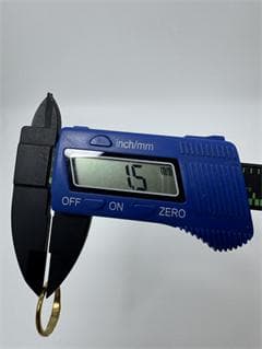 美品/日本製K18ゴールド ツイストデザイン リング11号 1.41g