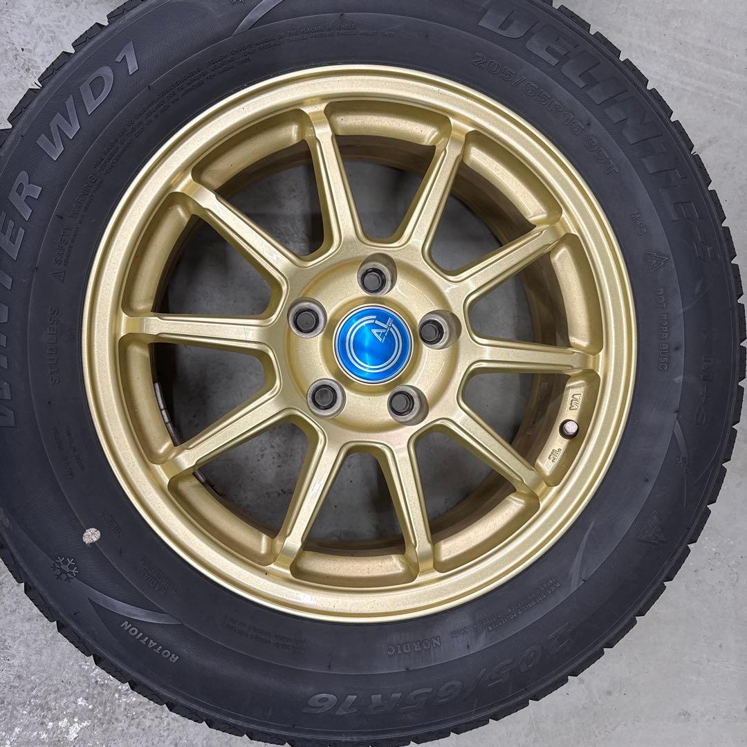 ①アルミホイール　16インチ　6.５ｊ　オフセット３８？　2本セット