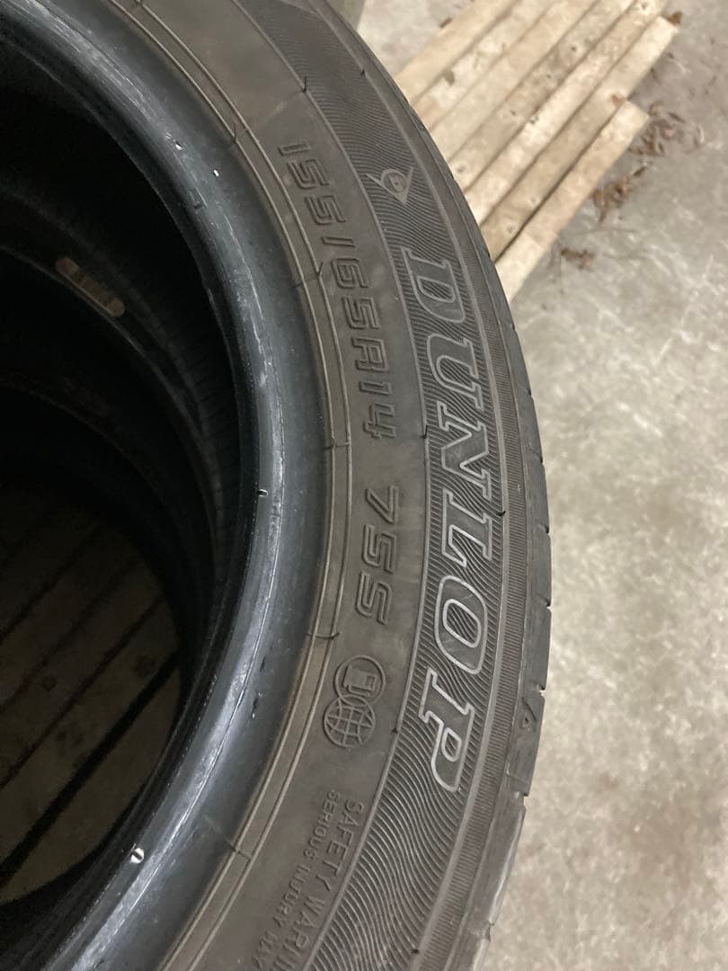 ［軽自動車全般］DUNLOP 155/65R14 夏タイヤ4本セット