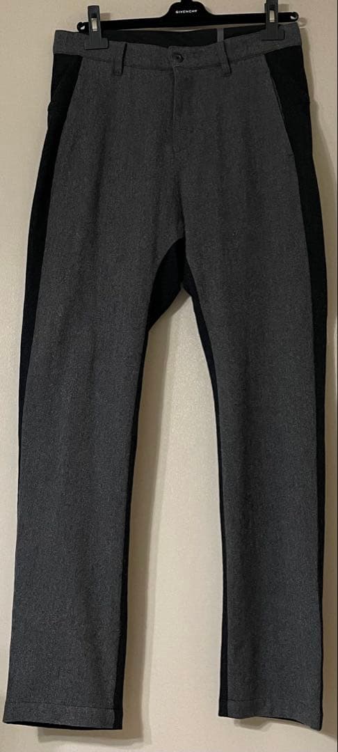 希少品★カズユキクマガイ カシミヤウール ヘリングボーン サルエルパンツ