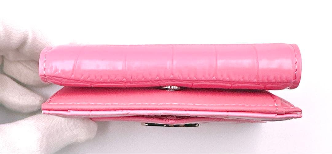 【新品✨超希少】Vivienne Westwood ミニ財布 /型押し/ピンク