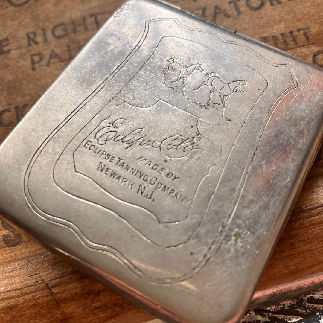 US広告入マッチケース／Early 1900s／antique／ノベルティ