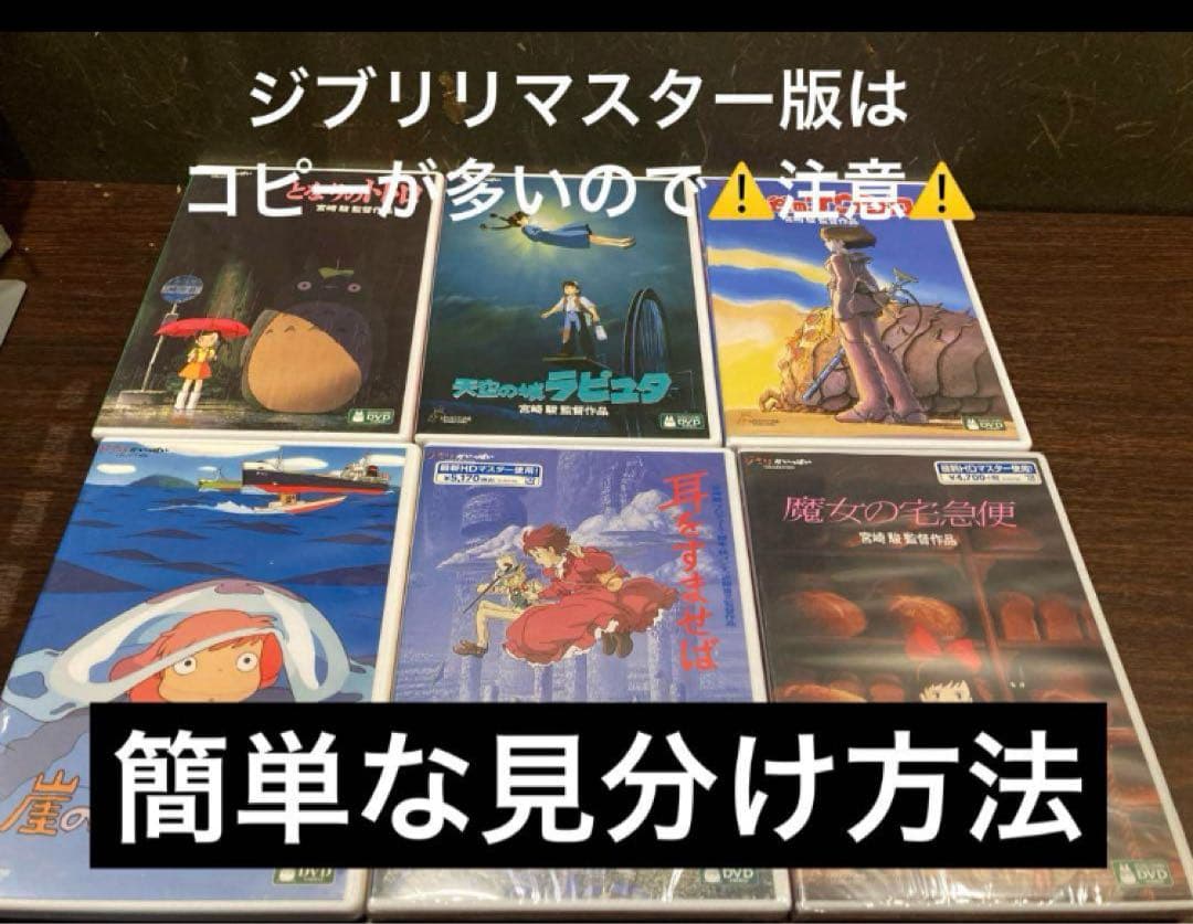 ジブリDVD本編ディスク8枚　(131)