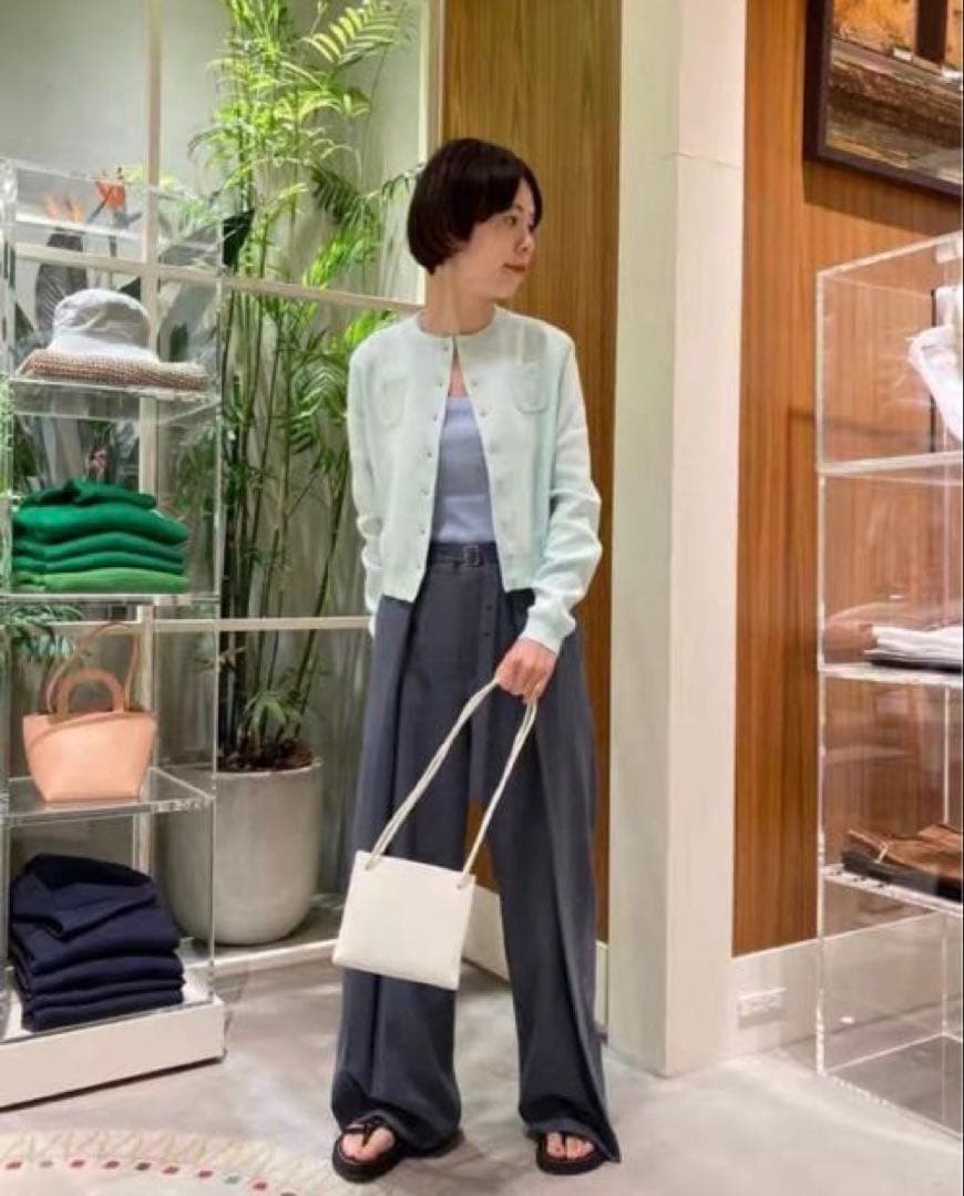 CABaN 新品コットンカシミヤカーディガン