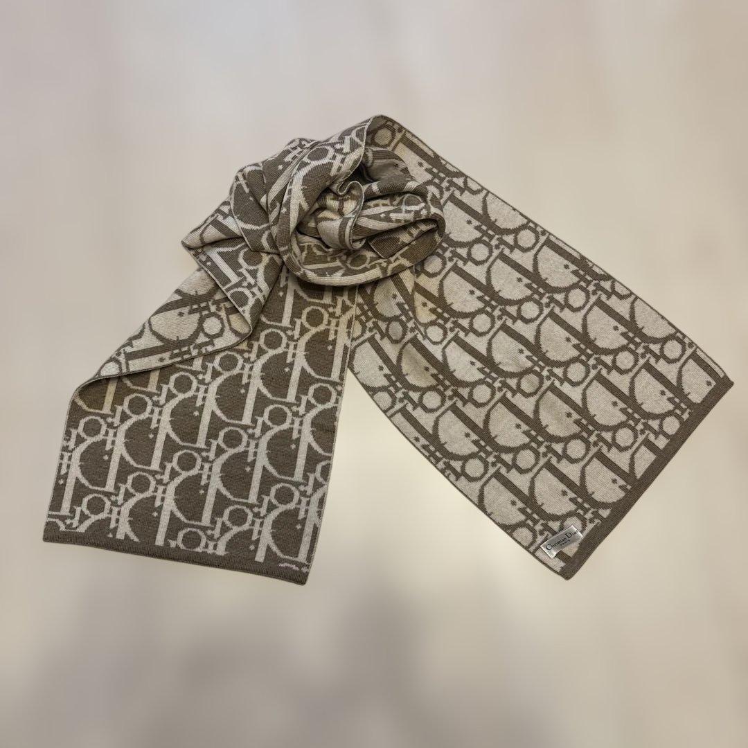 Christian Dior 幾何学模様マフラー