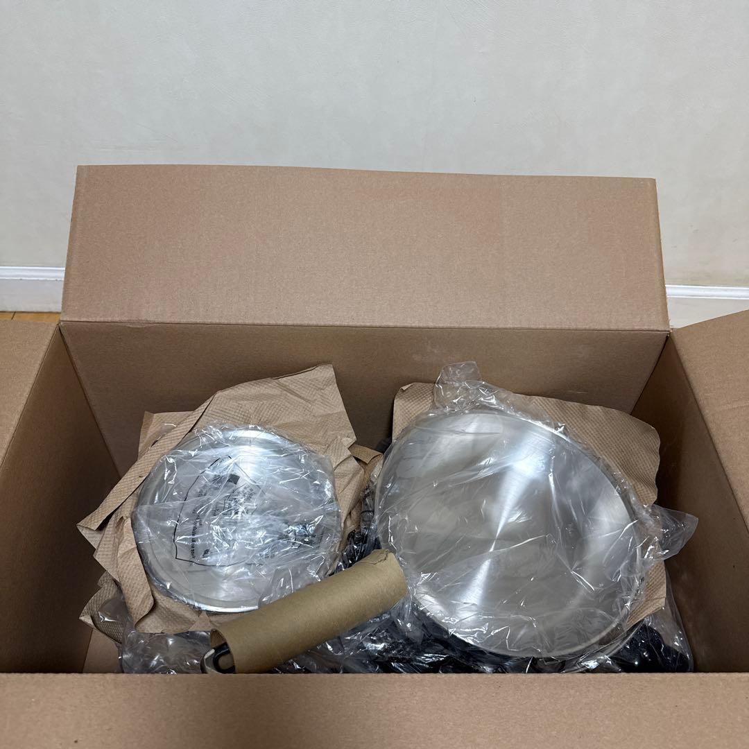 【新品未使用】 ロイヤルクイーン 鍋 フライパン セット ステンレス 調理器具