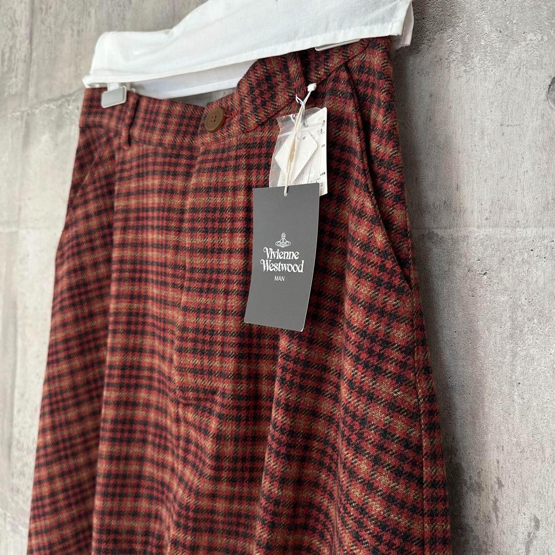 Vivienne Westwood 変形パンツ サルエルパンツ チェック 総柄