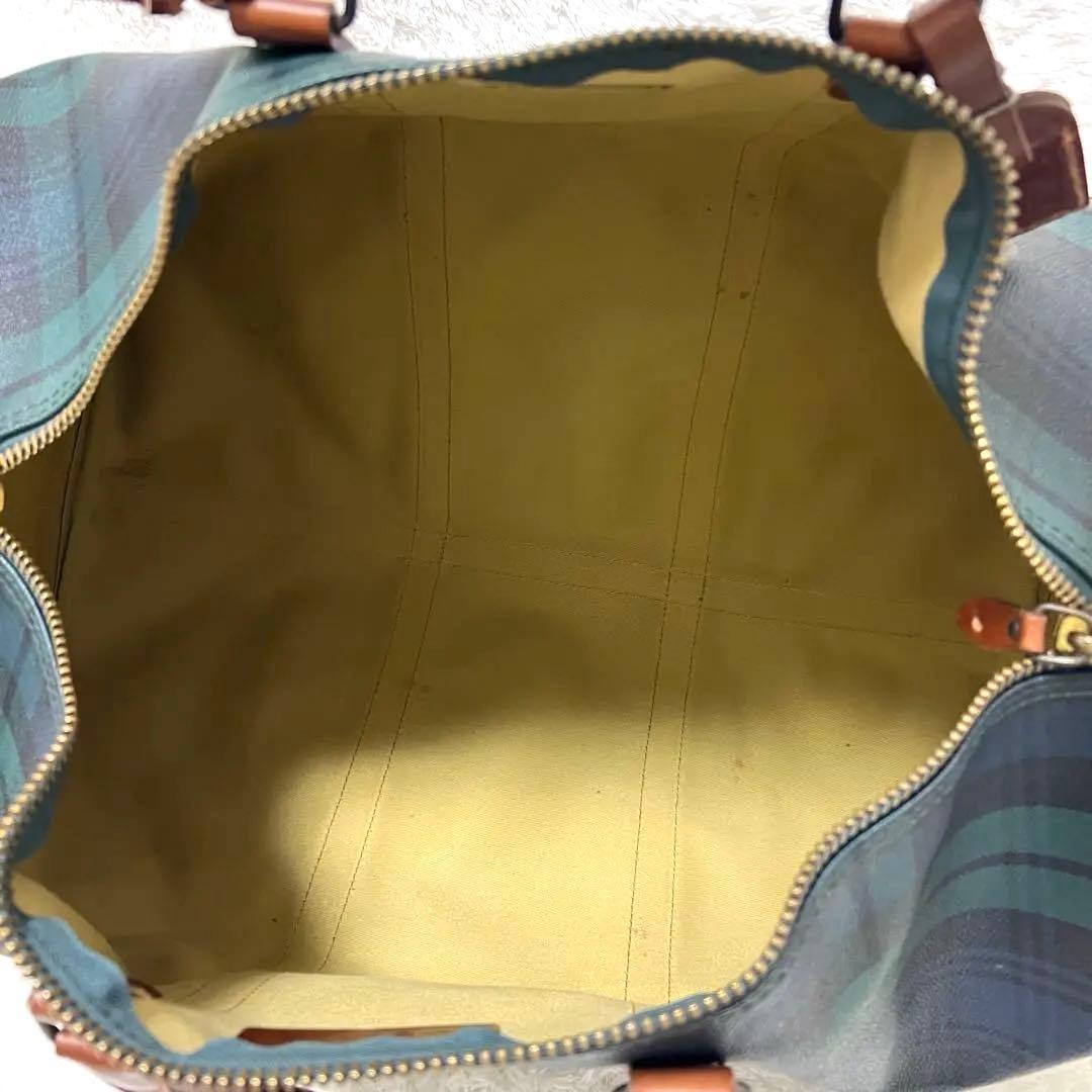 美品✨RALPH LAUREN ボストンバッグ 特大 ブラックウォッチ 2way