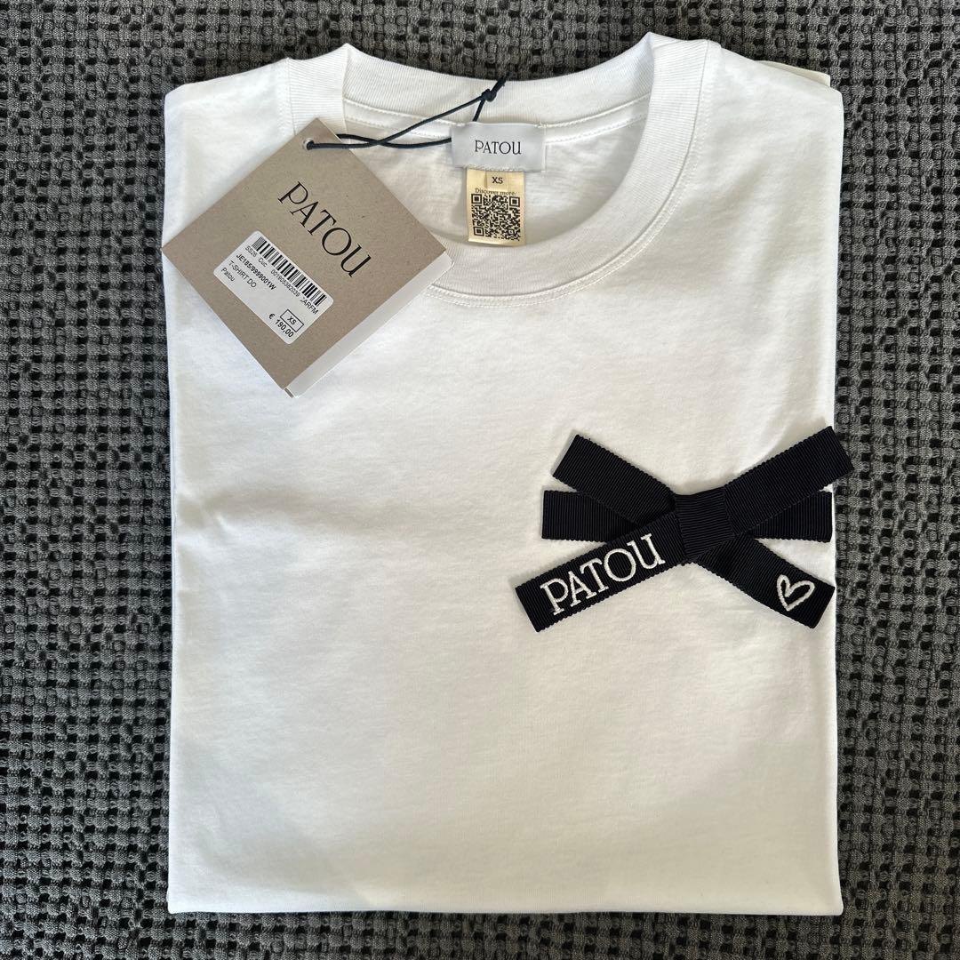 26SS 新品 PATOU オーガニックコットン ボウTシャツ XS