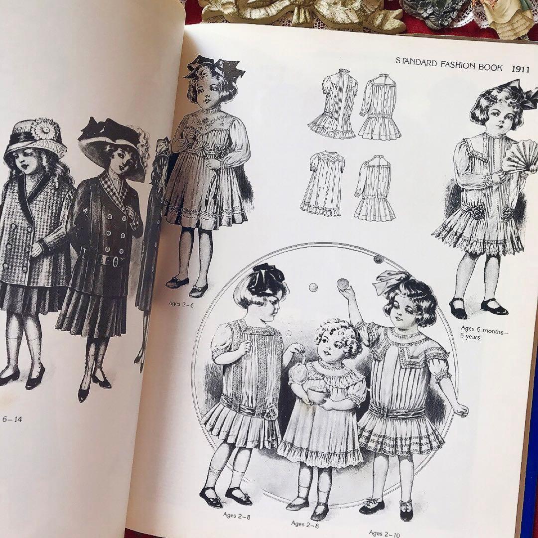 アンティーク子供服カタログ 広告 ヴィクトリアン洋書 少女♡ファッションプレート