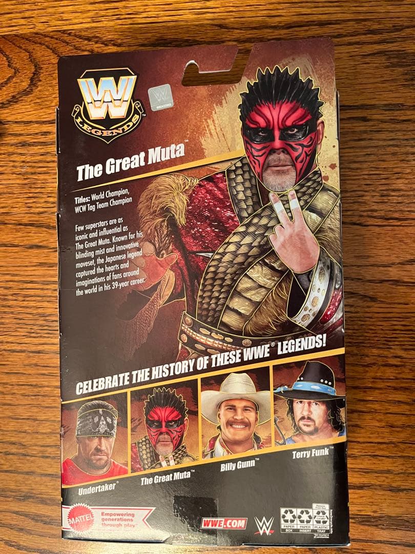 WWE Legends ザ・グレート・ムタ フィギュア　マテル　エリート