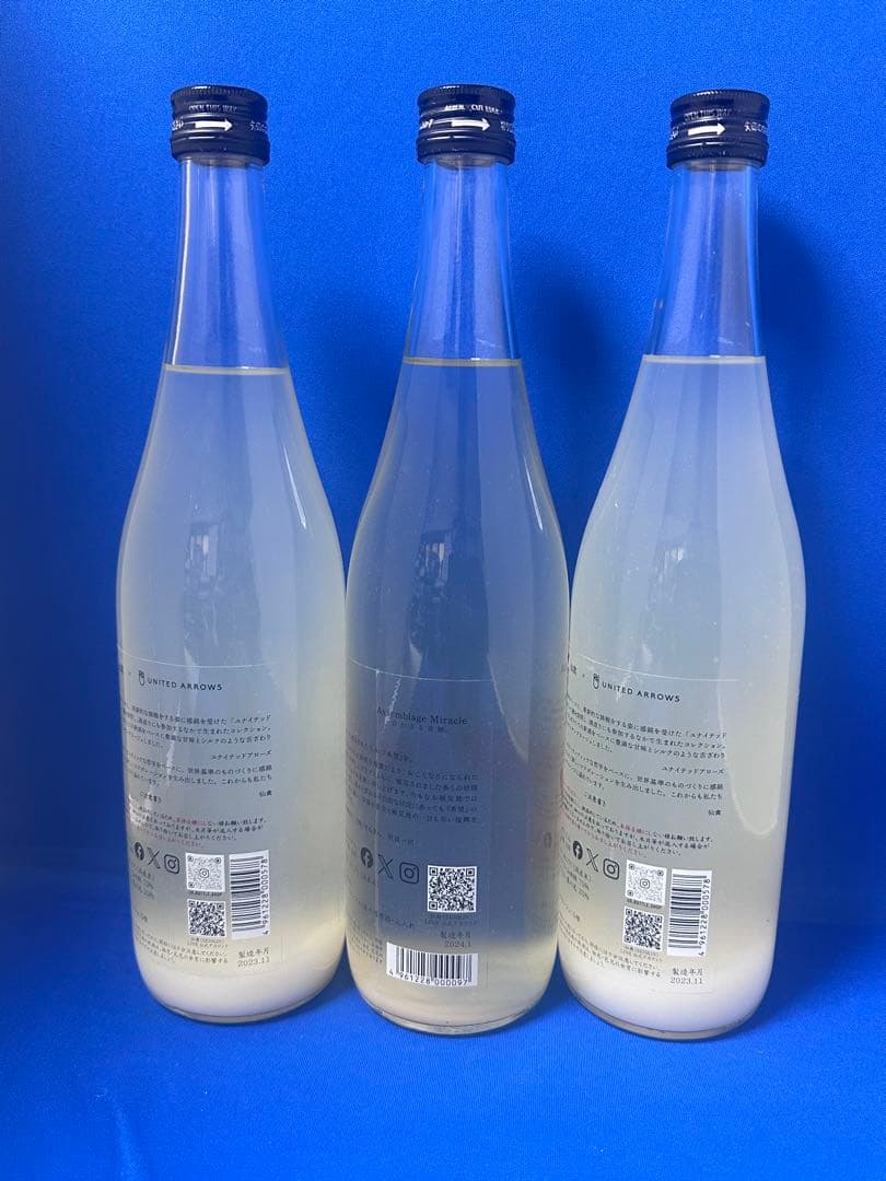 仙禽×UNITED ARROWS雪だるま　Hope！日本酒　3本セット