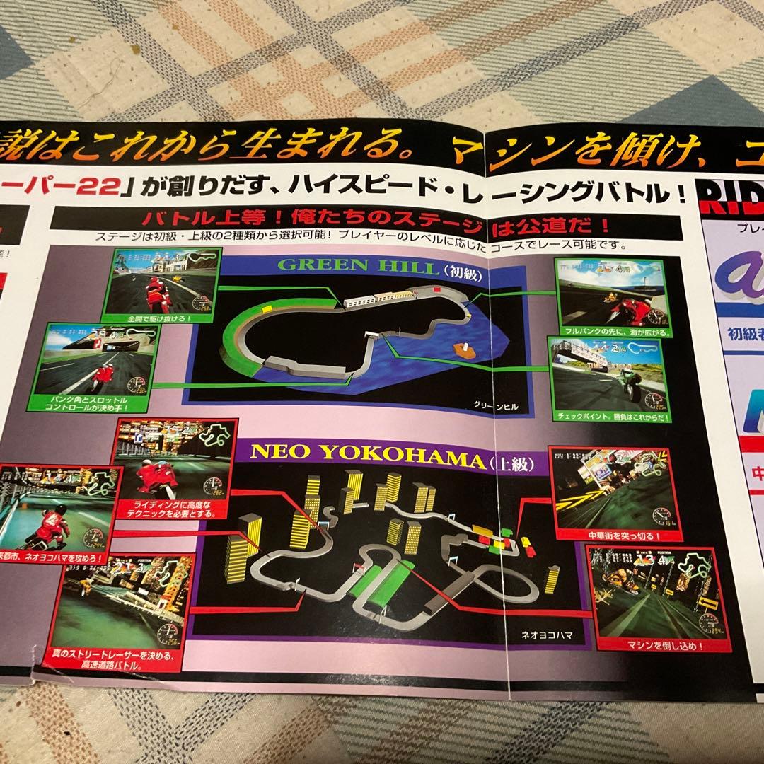 1995年 namco サイバーサイクルズ。【僅かなる破れあり、バイクバトル】。