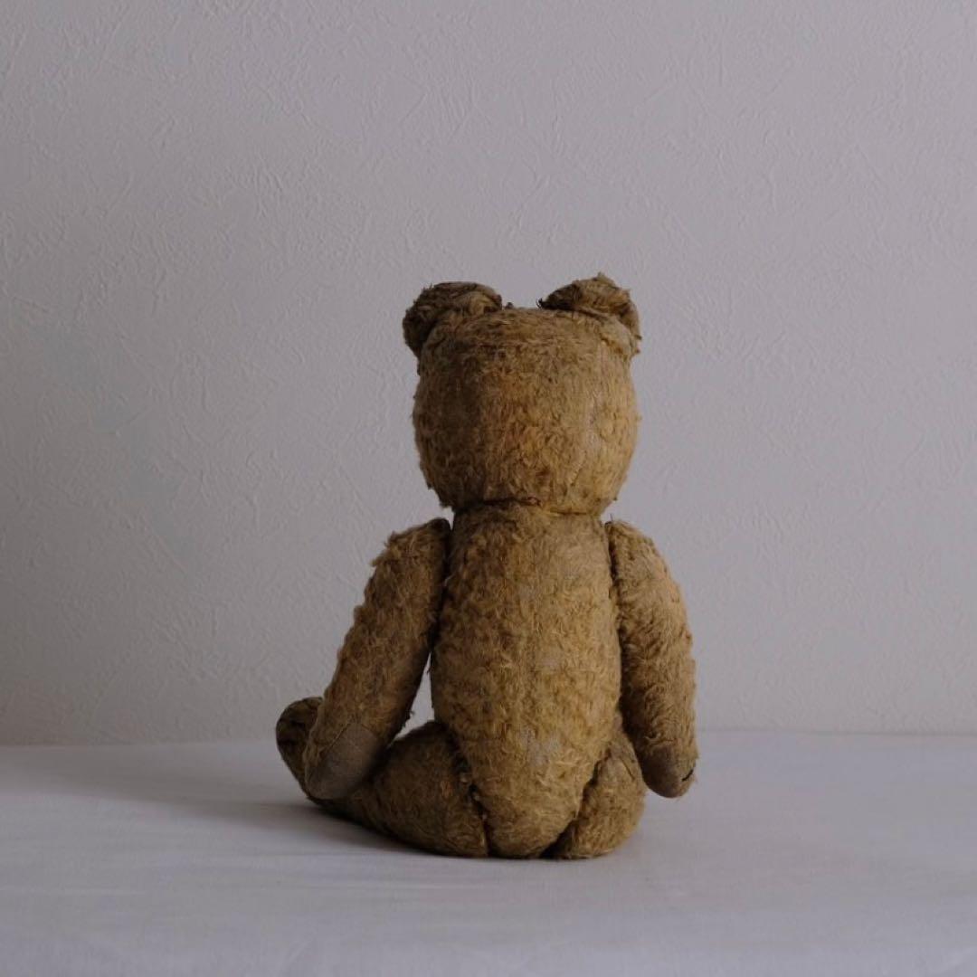 限定価格！Gold Teddy Bear アンティークベア　ぬいぐるみ　イギリス