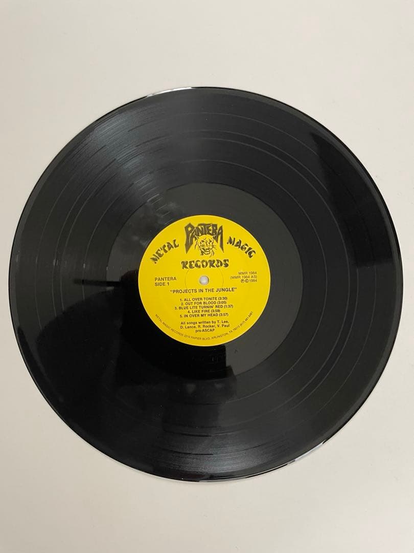 パンテラ　PANTERA レコードPROJECTS IN THE JUNGLE