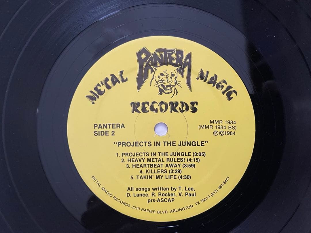 パンテラ　PANTERA レコードPROJECTS IN THE JUNGLE