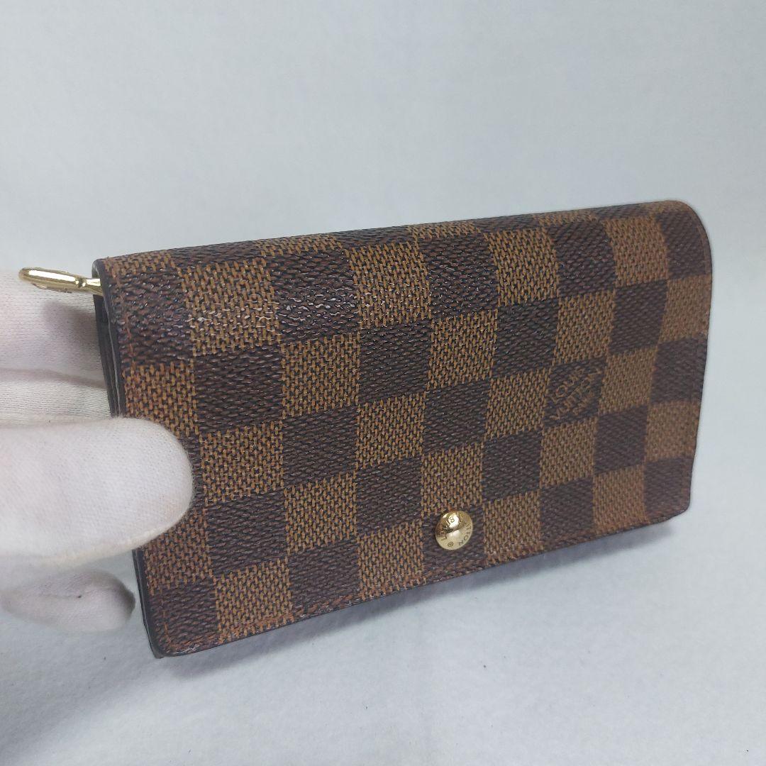 Louis Vuitton　ルイヴィトン ダミエ L字ファスナー二つ折財布
