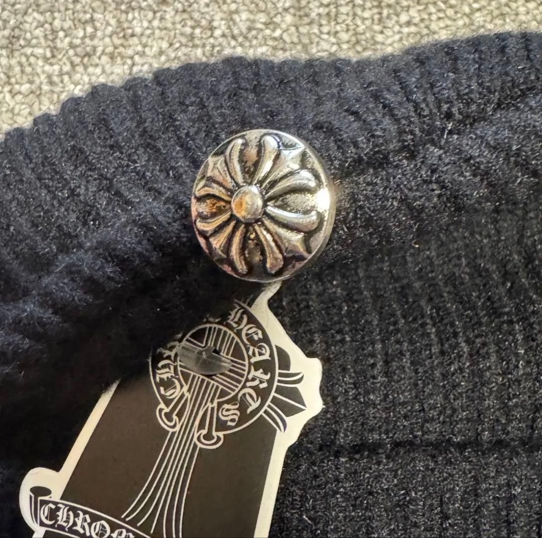 CHROME HEARTS クロムハーツ ニット帽 ビーニー ブラック