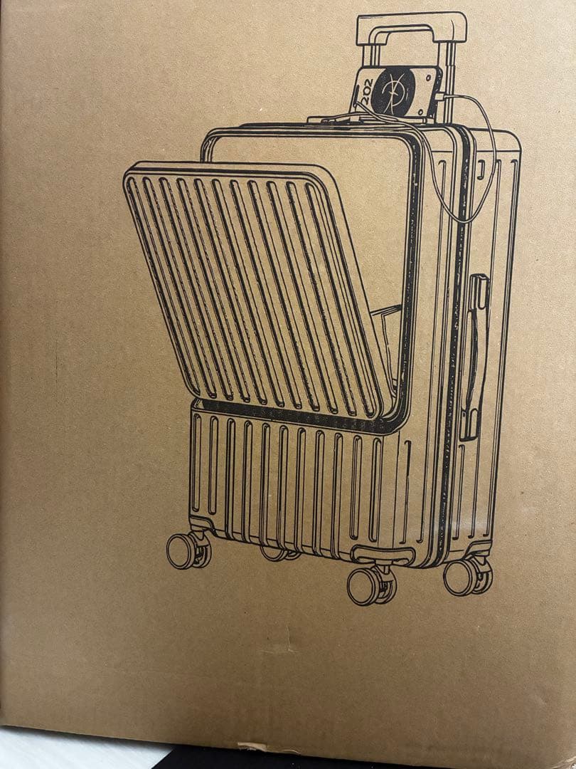 M60L フロントオープン 多機能 キャリーケース TSAロック スーツ 旅行