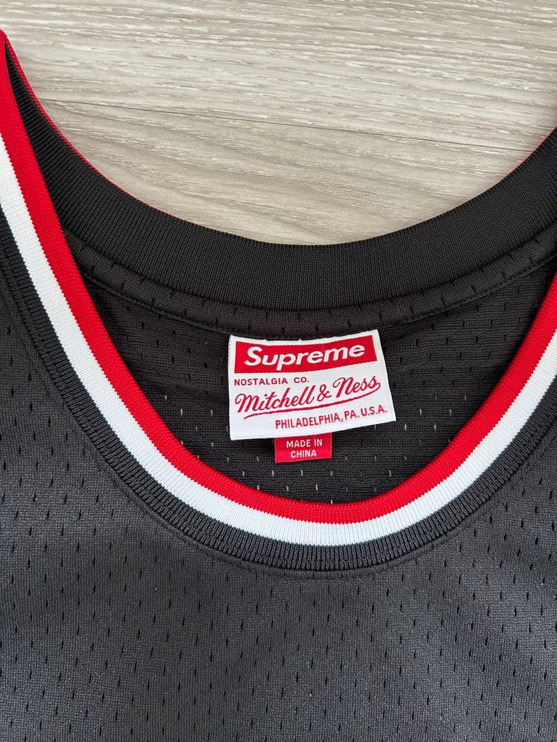 SUPREME メッシュタンクトップ ブラック