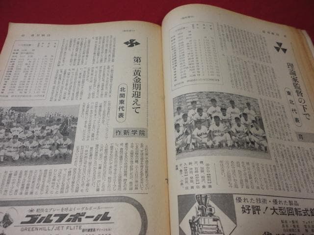 週刊朝日増刊　第46回全国高校野球選手権大会（昭和39年）　選手名鑑