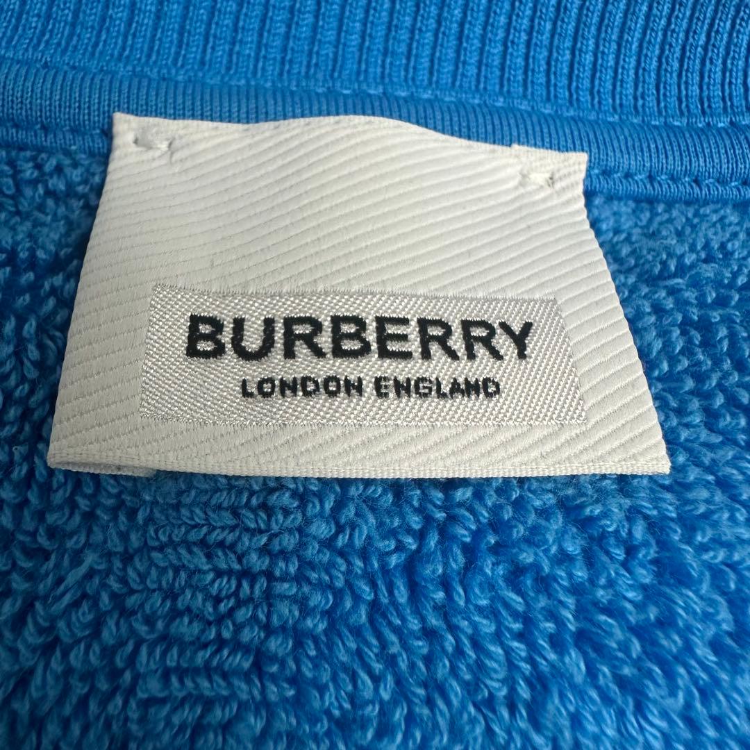 オ*フ様 美品 BURBERRY/バーバリー チェック柄 パイル地 厚手 半袖T