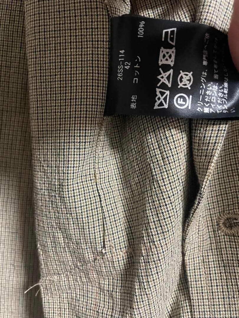 CHEMISE D'ADAM Bshop別注 クチュールドアダム　26SS
