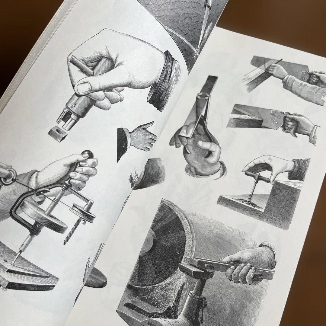 HANDS: 19世紀の手のイラスト集