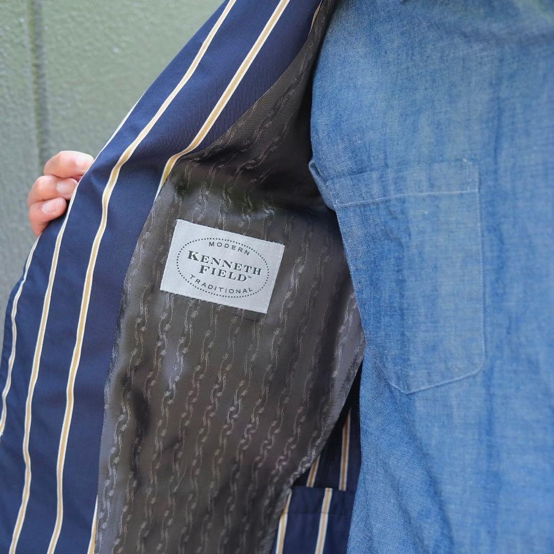 ジャケット・アウター KENNETH FIELD BOSTON JACKET STRIPE