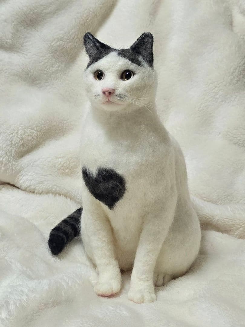 うちの子風羊毛フェルト猫 みぃ様オーダー