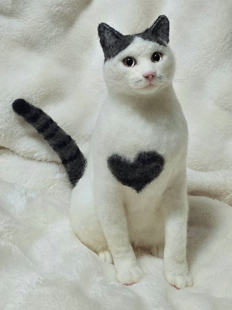 うちの子風羊毛フェルト猫 みぃ様オーダー