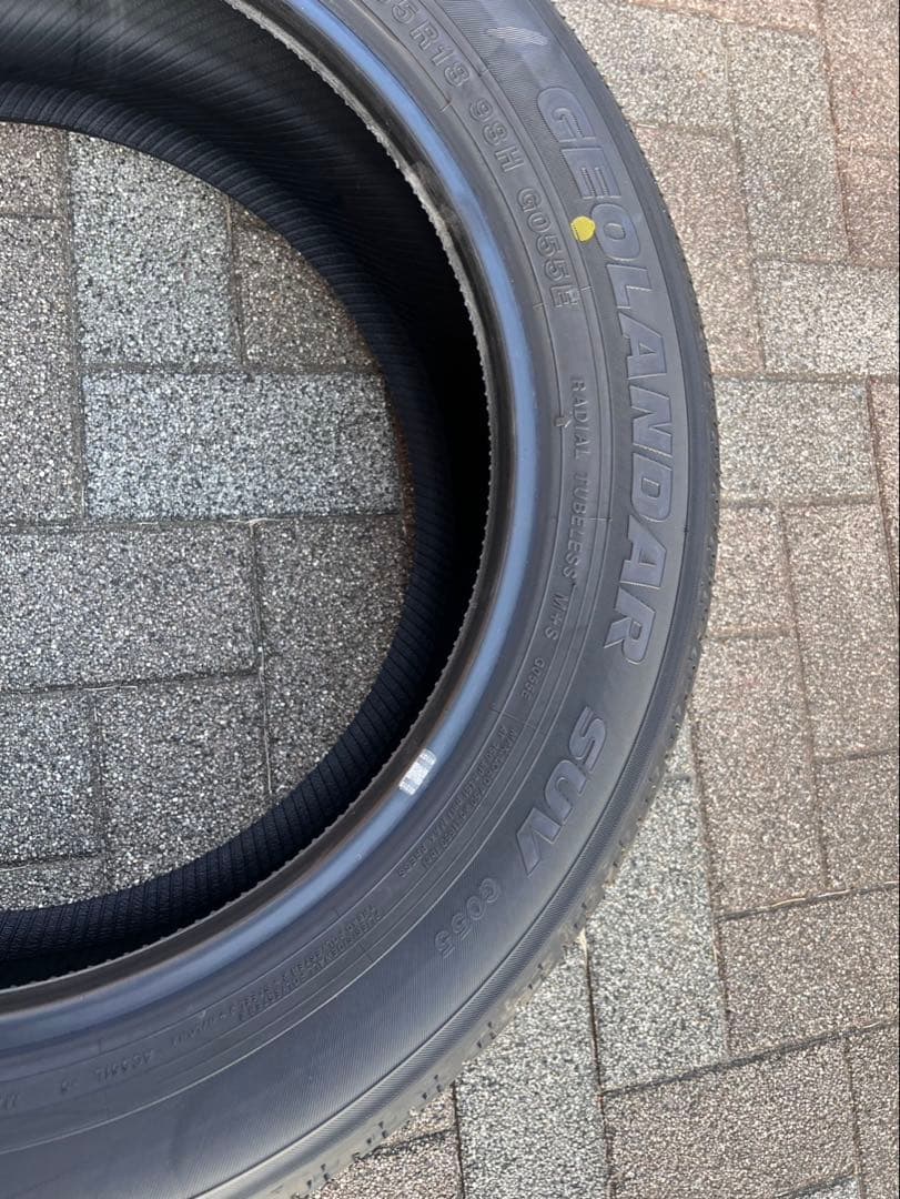 225/55R18ジオランダーSUVG055新車外し2026年1週４本